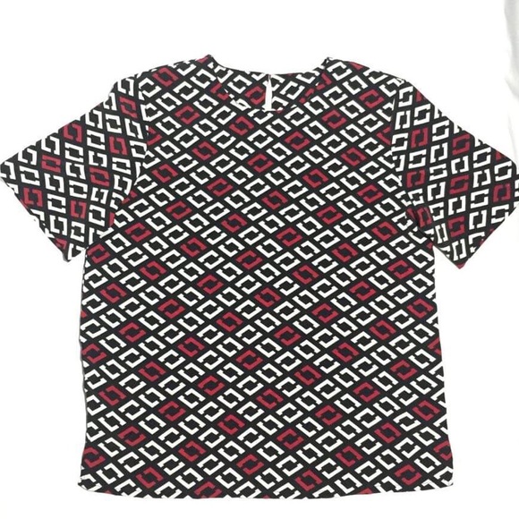 Diamond Pattern Blouse - Picture 1 of 4